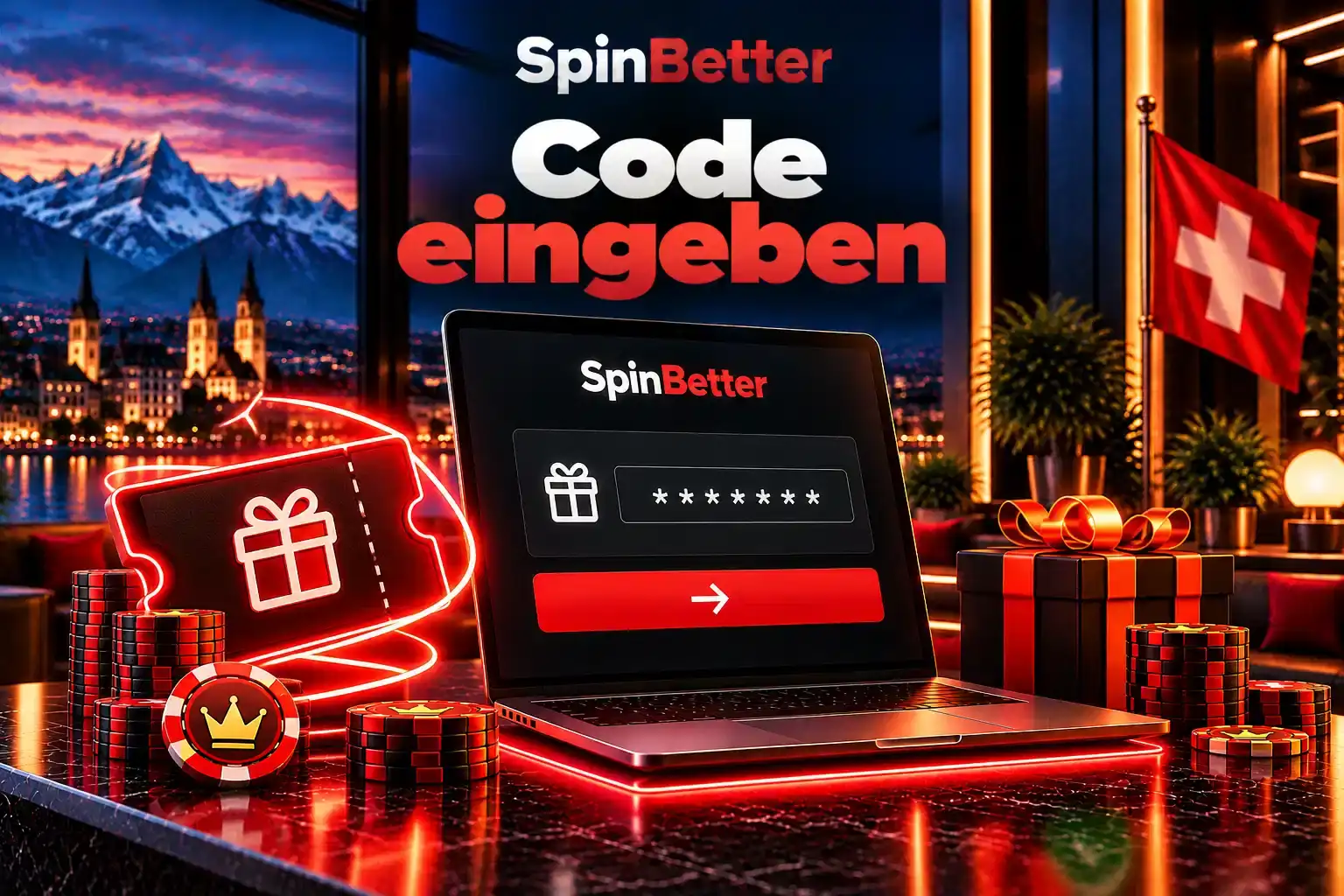 Eingabefeld für den Promo-Code im Anmeldeformular von SpinBetter